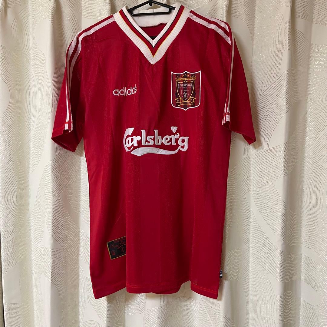 リバプール1995/96ラドックホームサッカーユニフォームfootball