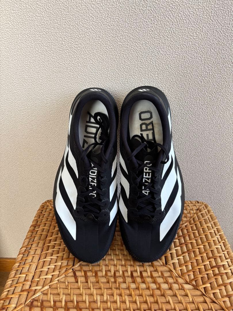 adidas EVO SL WOVEN 26cm ブラック ランニングシューズ