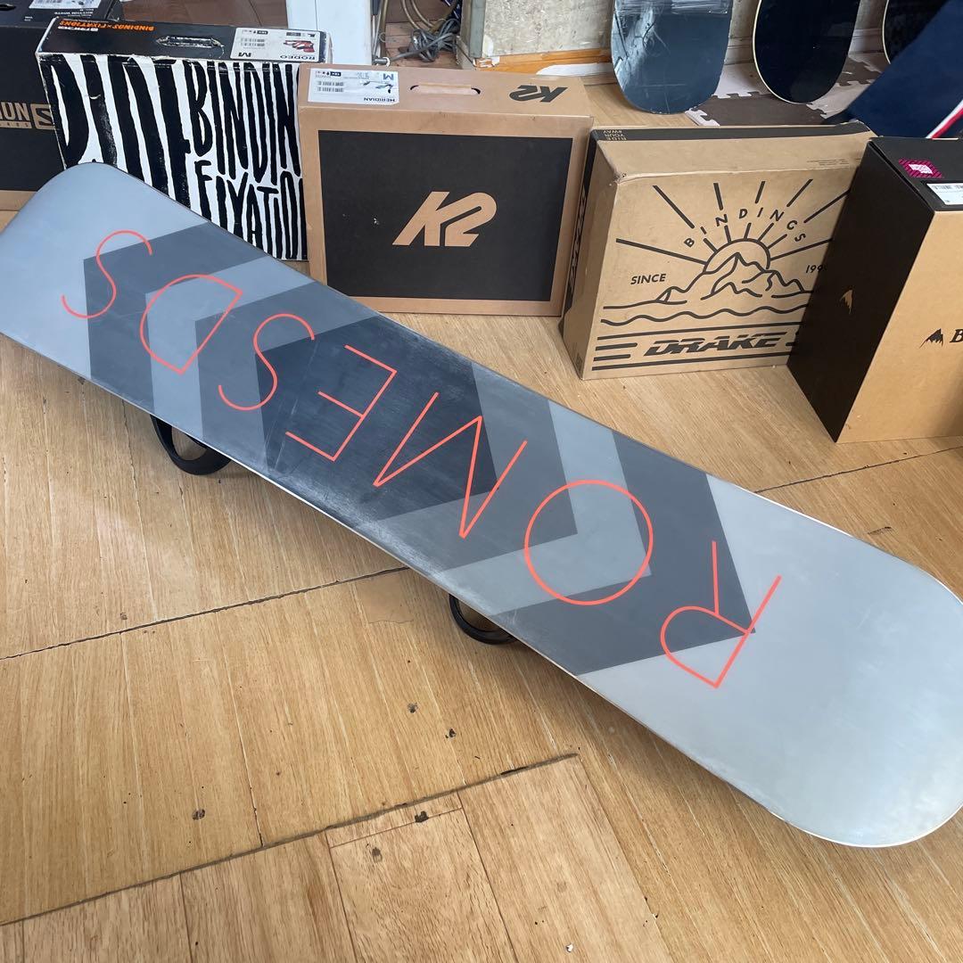 ROME　SDS×ZUMA　グラトリ◎　ローム　バイン付スノーボードセット