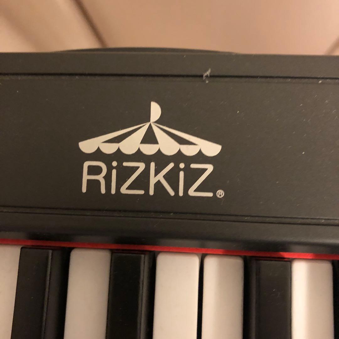 RizKiz 61鍵 電子キーボード 本体 スタンド付き