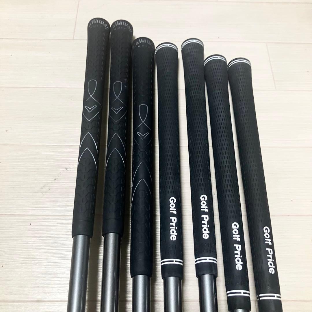 【クリーニング済callaway FUSIONキャロウェイアイアンセット7本/R