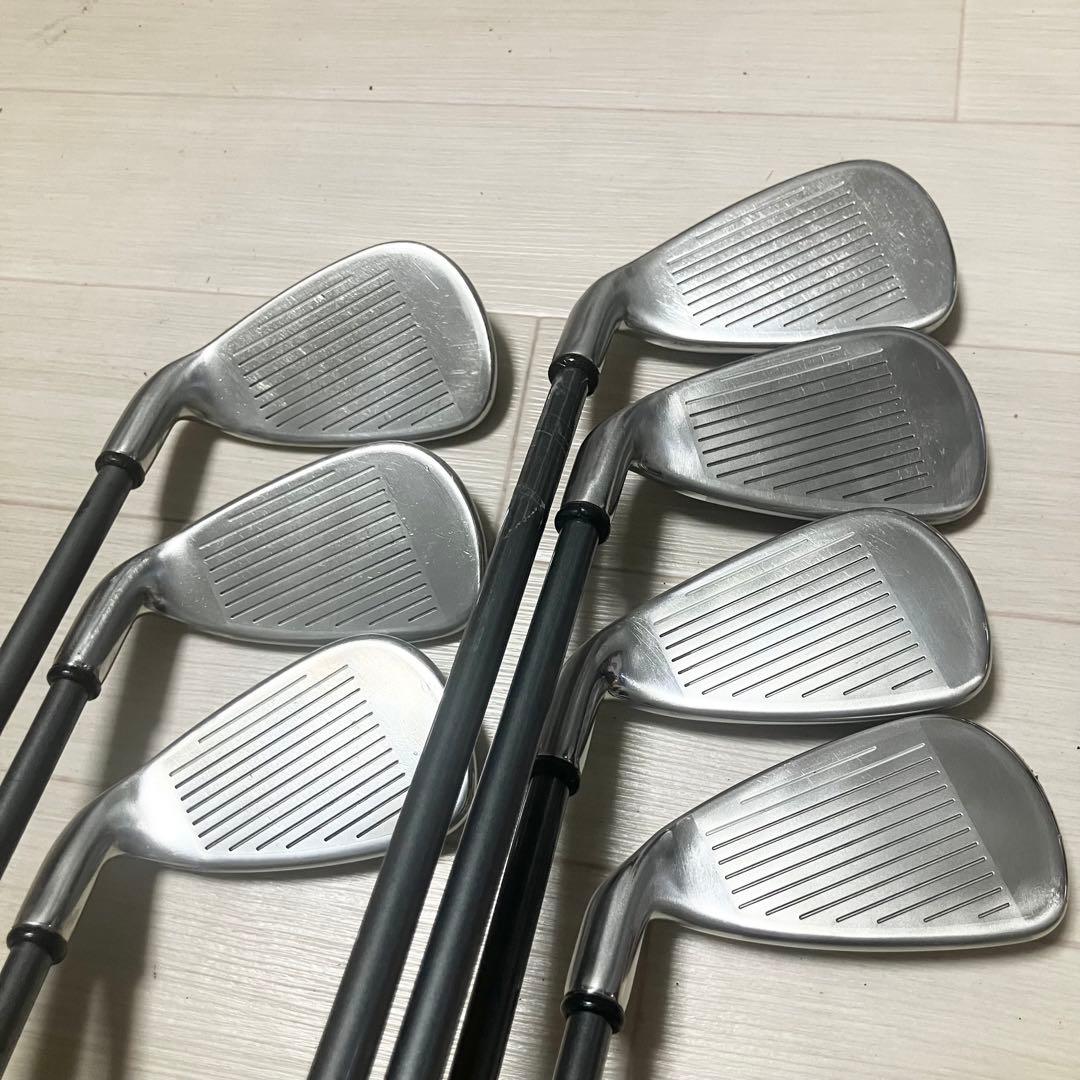 【クリーニング済callaway FUSIONキャロウェイアイアンセット7本/R