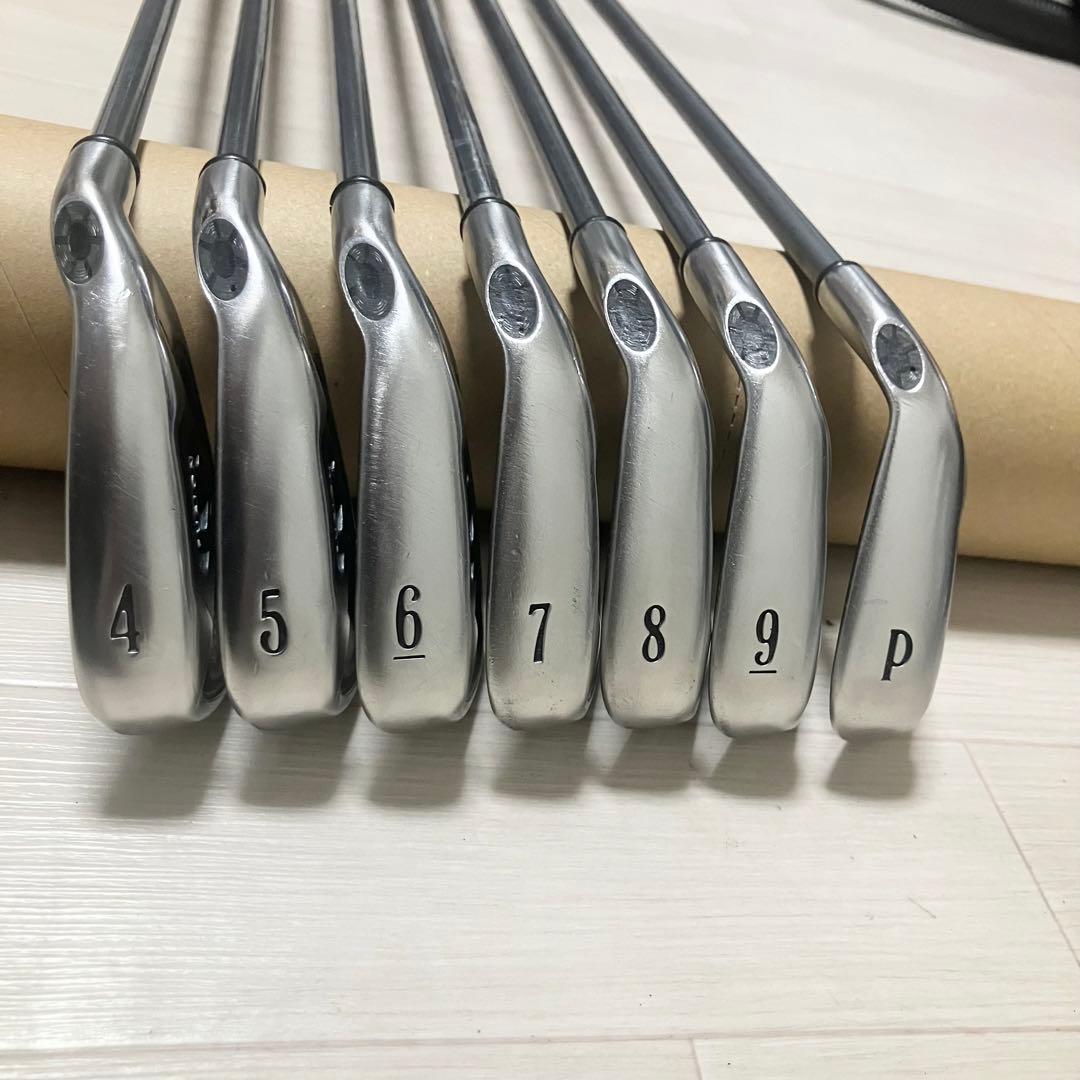 【クリーニング済callaway FUSIONキャロウェイアイアンセット7本/R