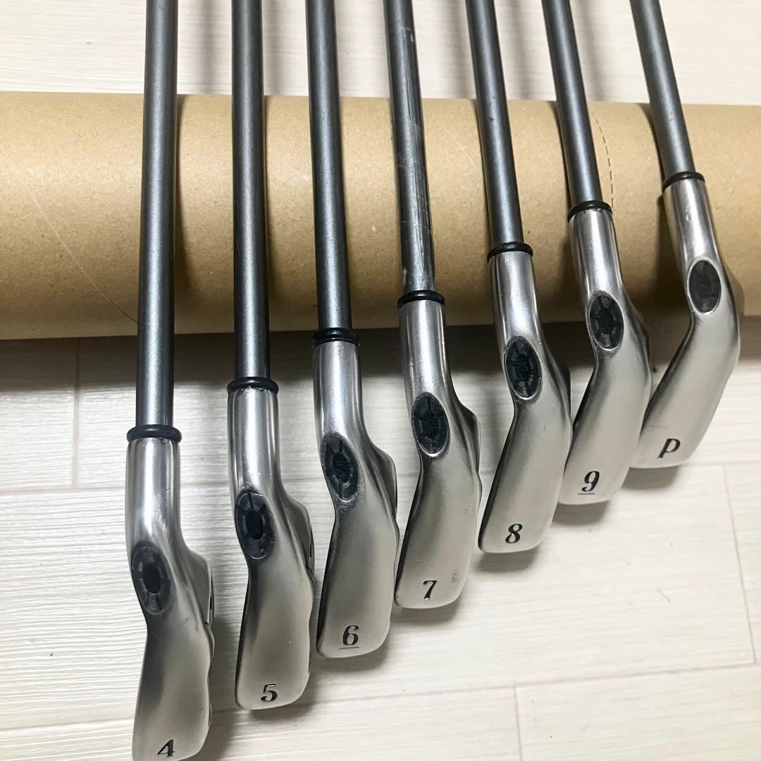 【クリーニング済callaway FUSIONキャロウェイアイアンセット7本/R