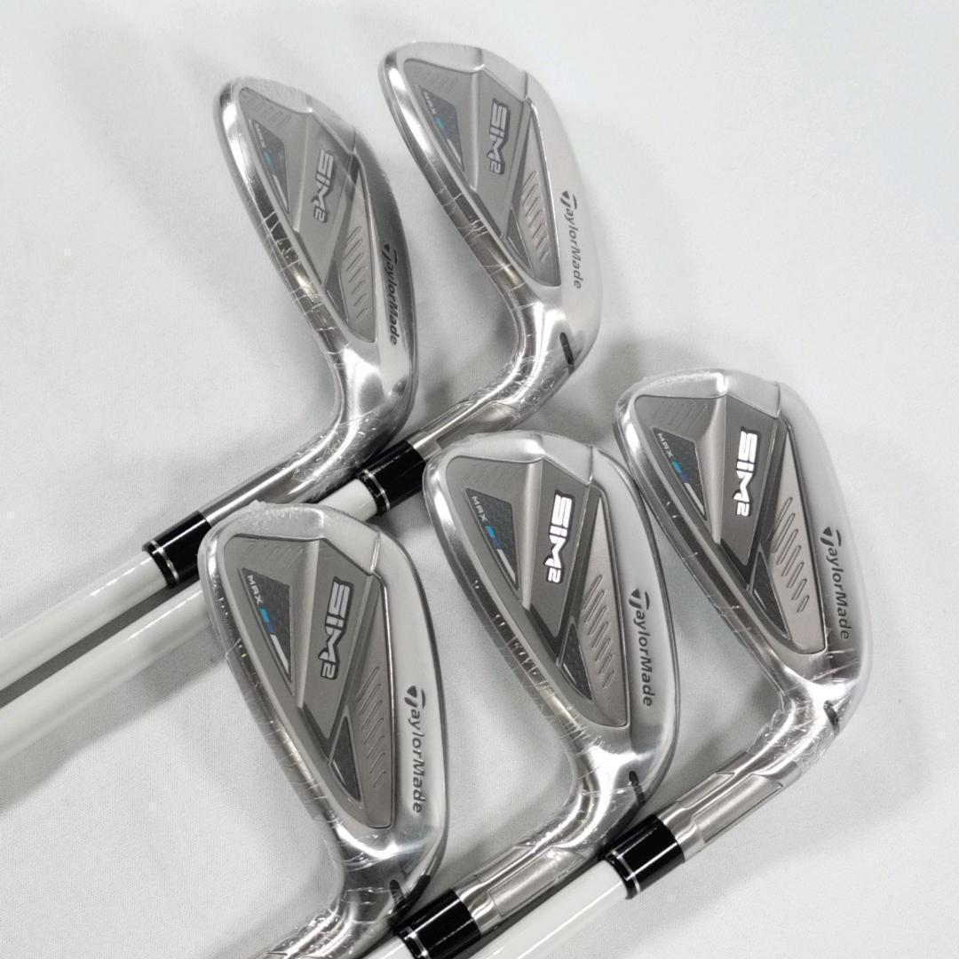 【女性：新品：A】5本セット テーラーメイド⭐SIM2MAX 7～9 PW・SW