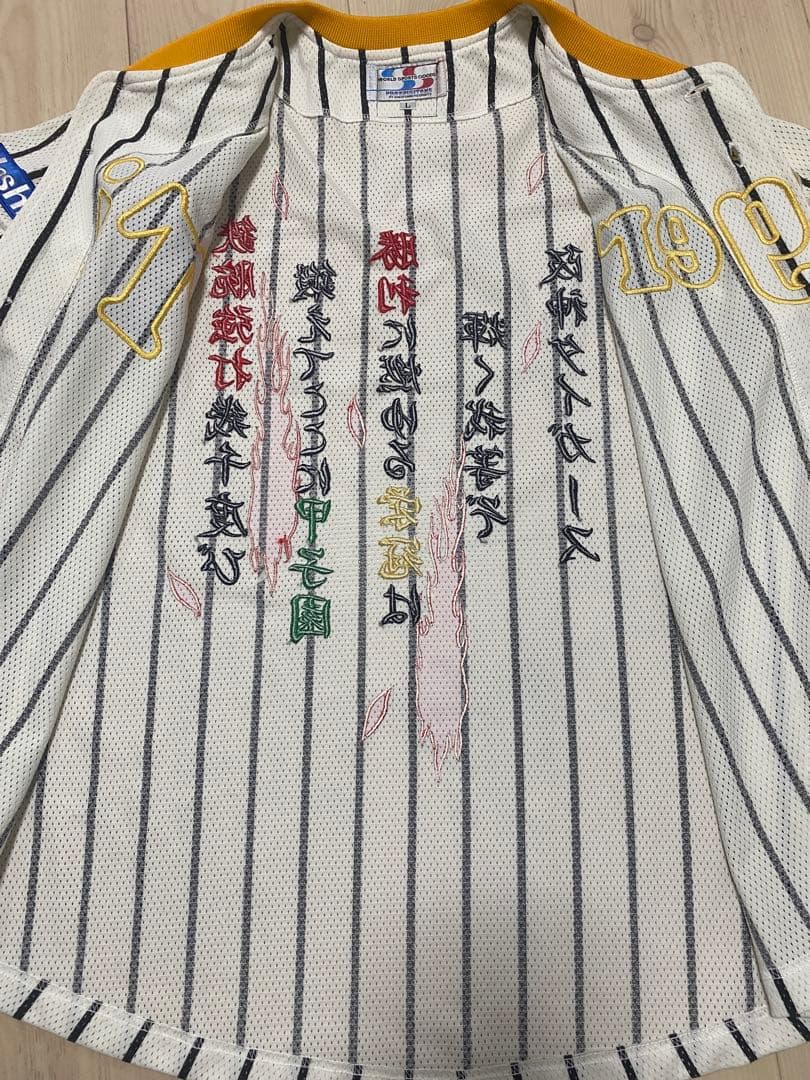 阪神タイガース ユニフォーム　復刻【総刺繍】　六甲颪刺繍　tigers