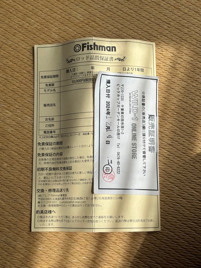 ビームスインテ6.4UL フィッシュマン