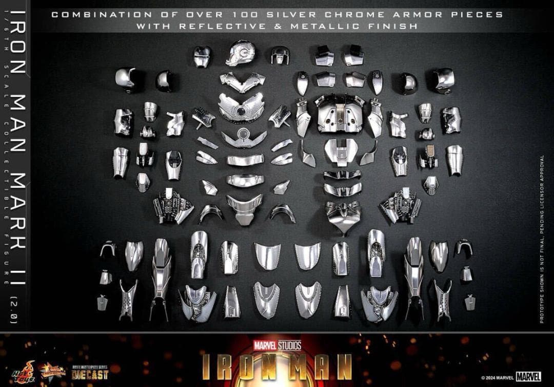 ホットトイズ 1/6 アイアンマン マーク2 2.0版 MMS733D59