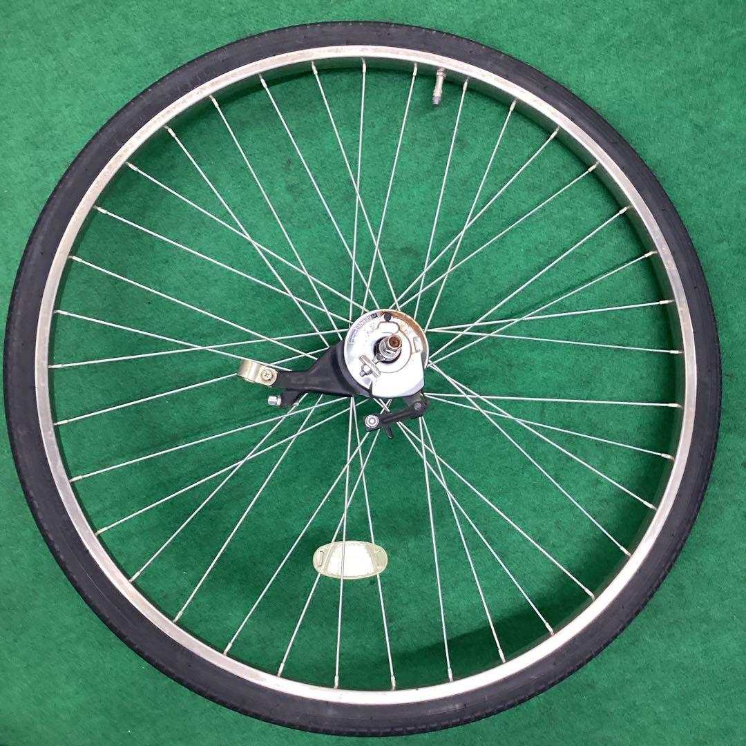 ステンレスリム　後輪 27x1-3/8 タイヤ付 内装3段　27インチ