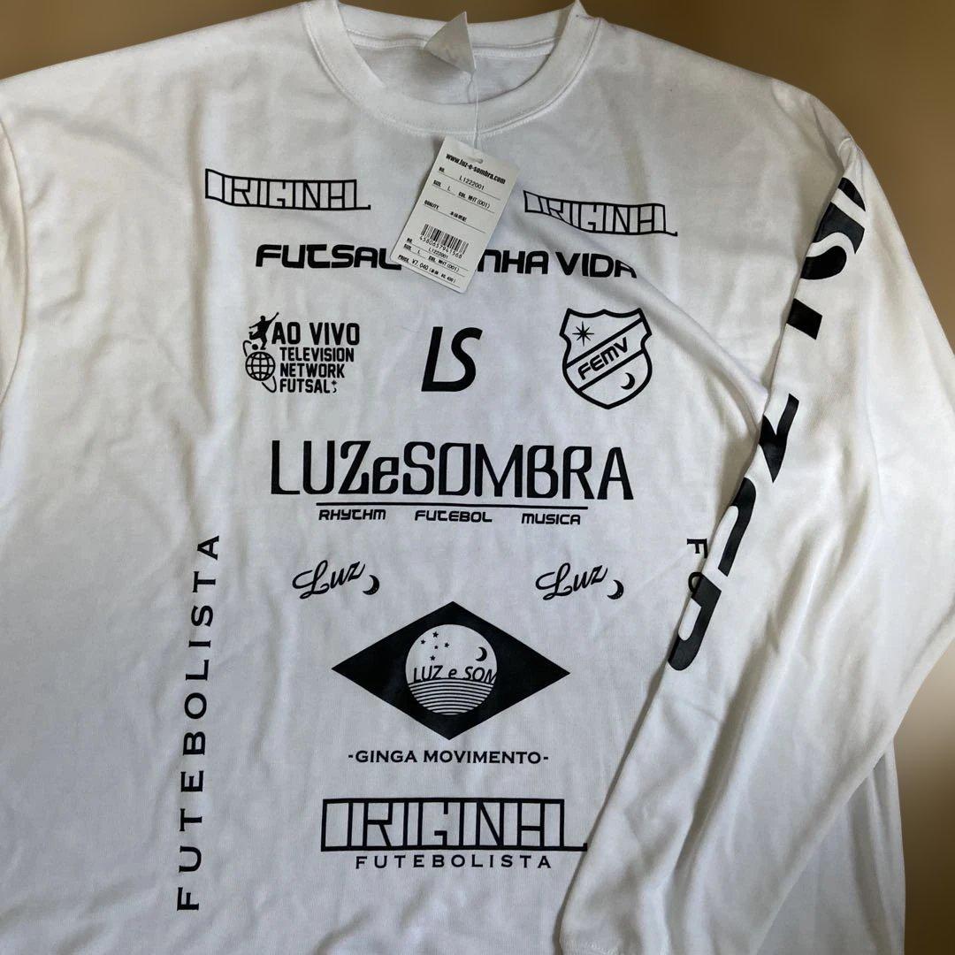 Luz e Sombra ホワイト長袖カットソー Lサイズ