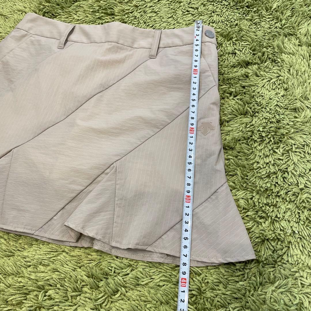 DESCENTE GOLF デサントゴルフ スカート フリル ブラウン系 M