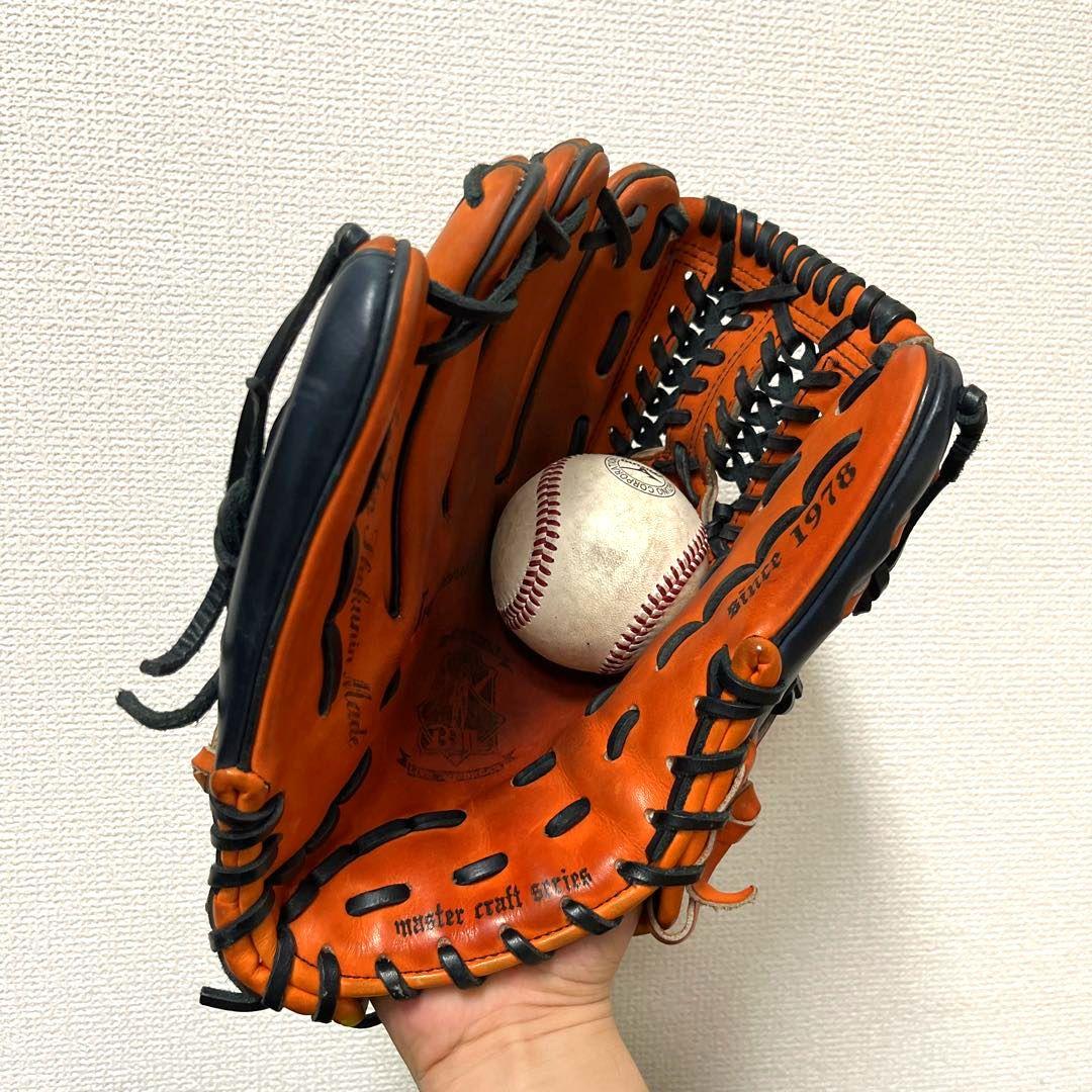 541 ベースマン プロ支給品 日本ハム 大貝恭史 硬式 内野手グローブ 左投げ