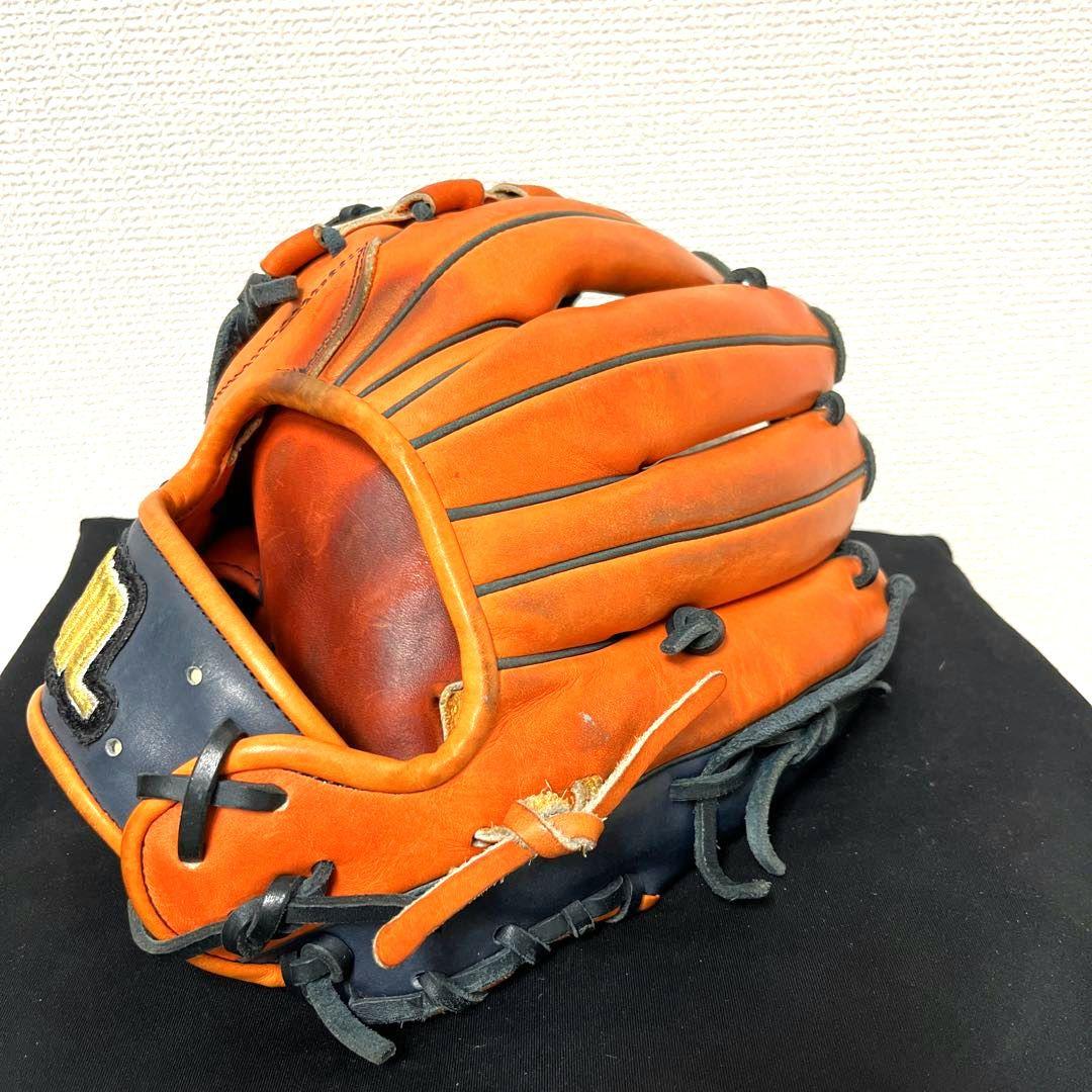 541 ベースマン プロ支給品 日本ハム 大貝恭史 硬式 内野手グローブ 左投げ