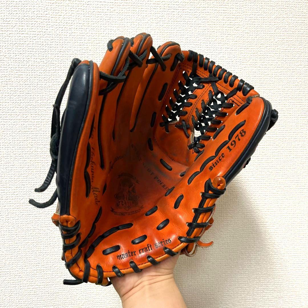 541 ベースマン プロ支給品 日本ハム 大貝恭史 硬式 内野手グローブ 左投げ