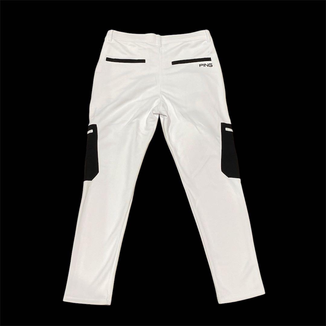 【未使用品】定価1.4万円PING メンズ ゴルフパンツ ホワイト