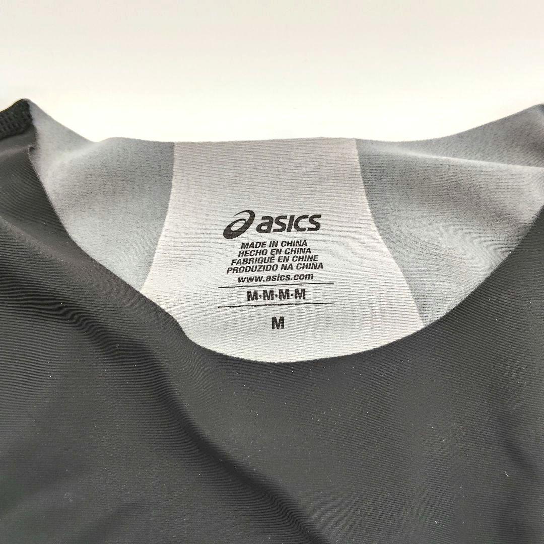 asics ヨガウェア トップス M インナー 長袖 スポーツレギンス 黒