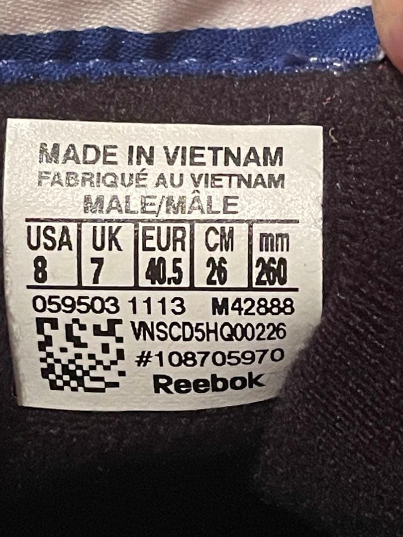 Reebok  Mission M42888 赤 シューズ