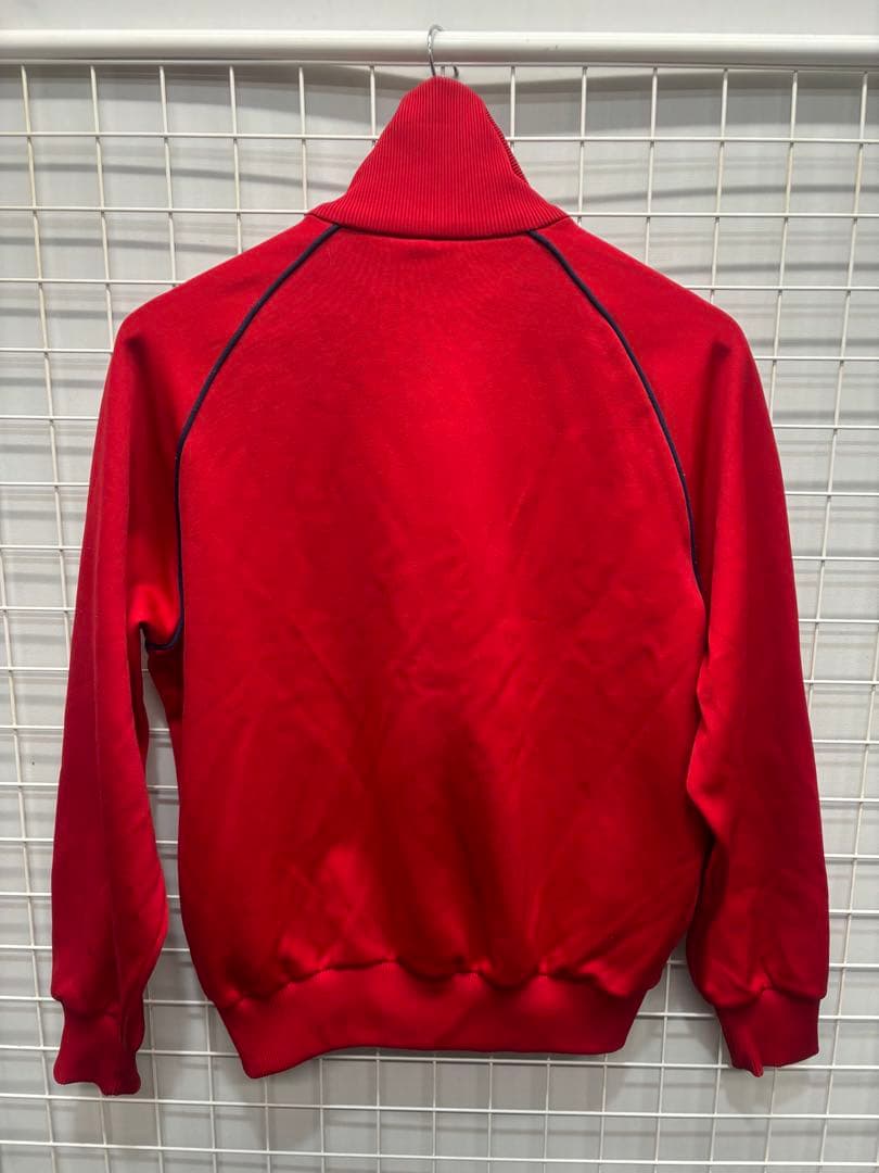 ［adidas］デサント製　トラックジャケット　レッド　M 2512-032