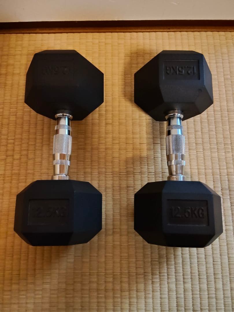 12.5kg 六角ダンベル 2個セット