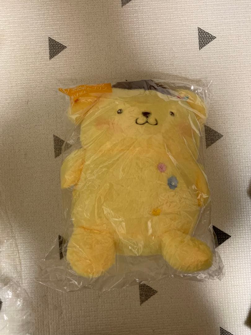 ポムポムプリン キャリーケース ぬいぐるみ セット