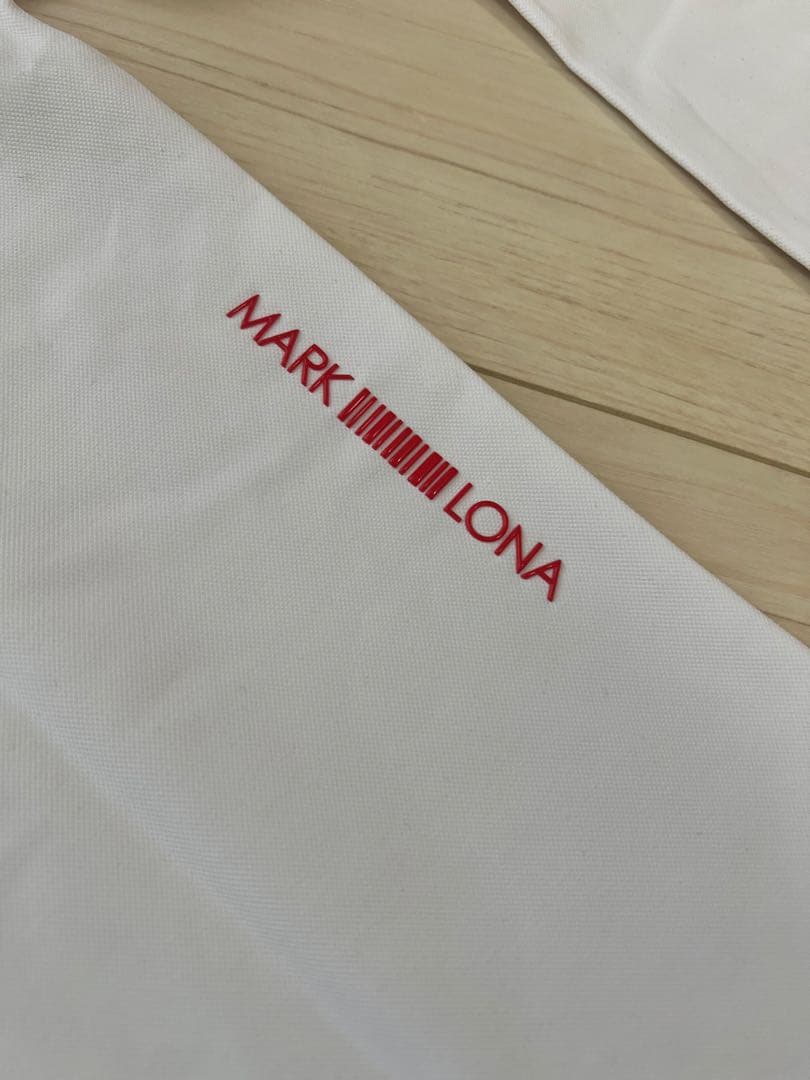 MARK&LONA 　ホワイト長袖ポロシャツ　サイズ48 L