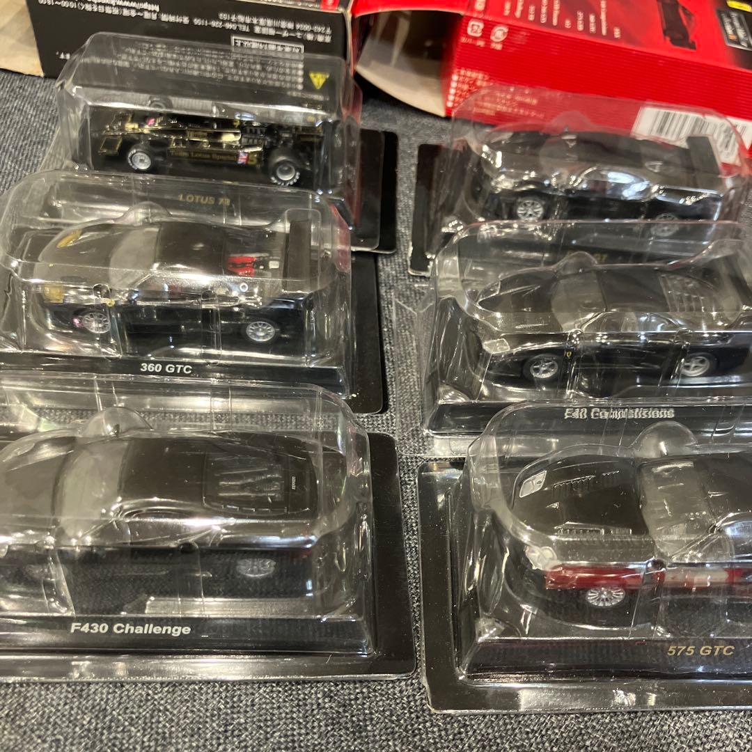 京商 1/64 ミニカー 10台セット カード付き フェラーリ / ロータス