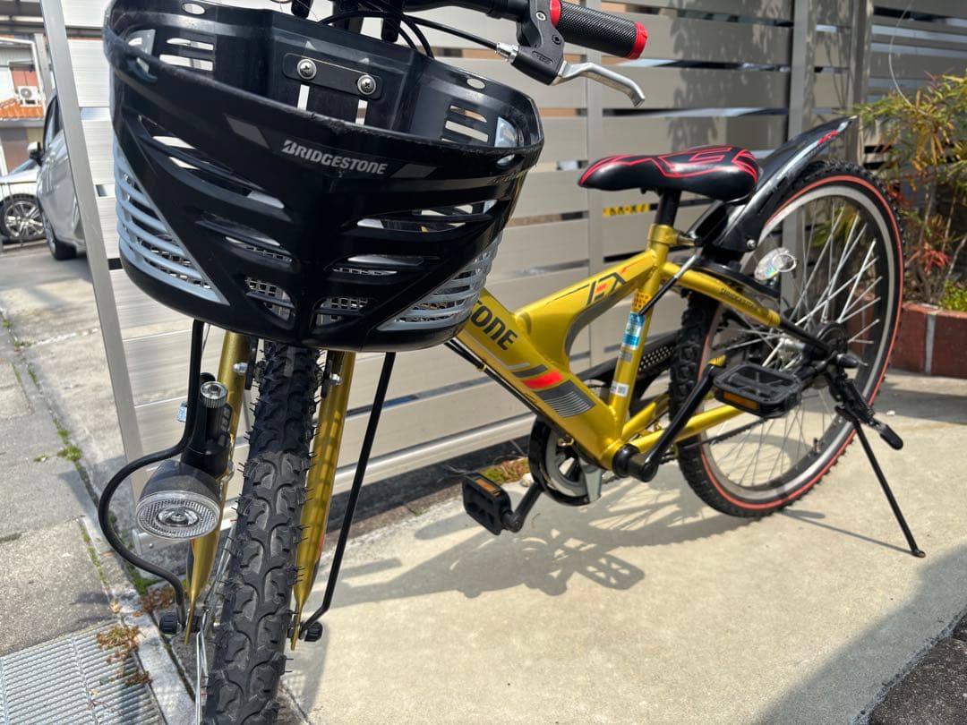 超美品 ブリヂストン 24型 子供用自転車 ゴールド EX46 変速