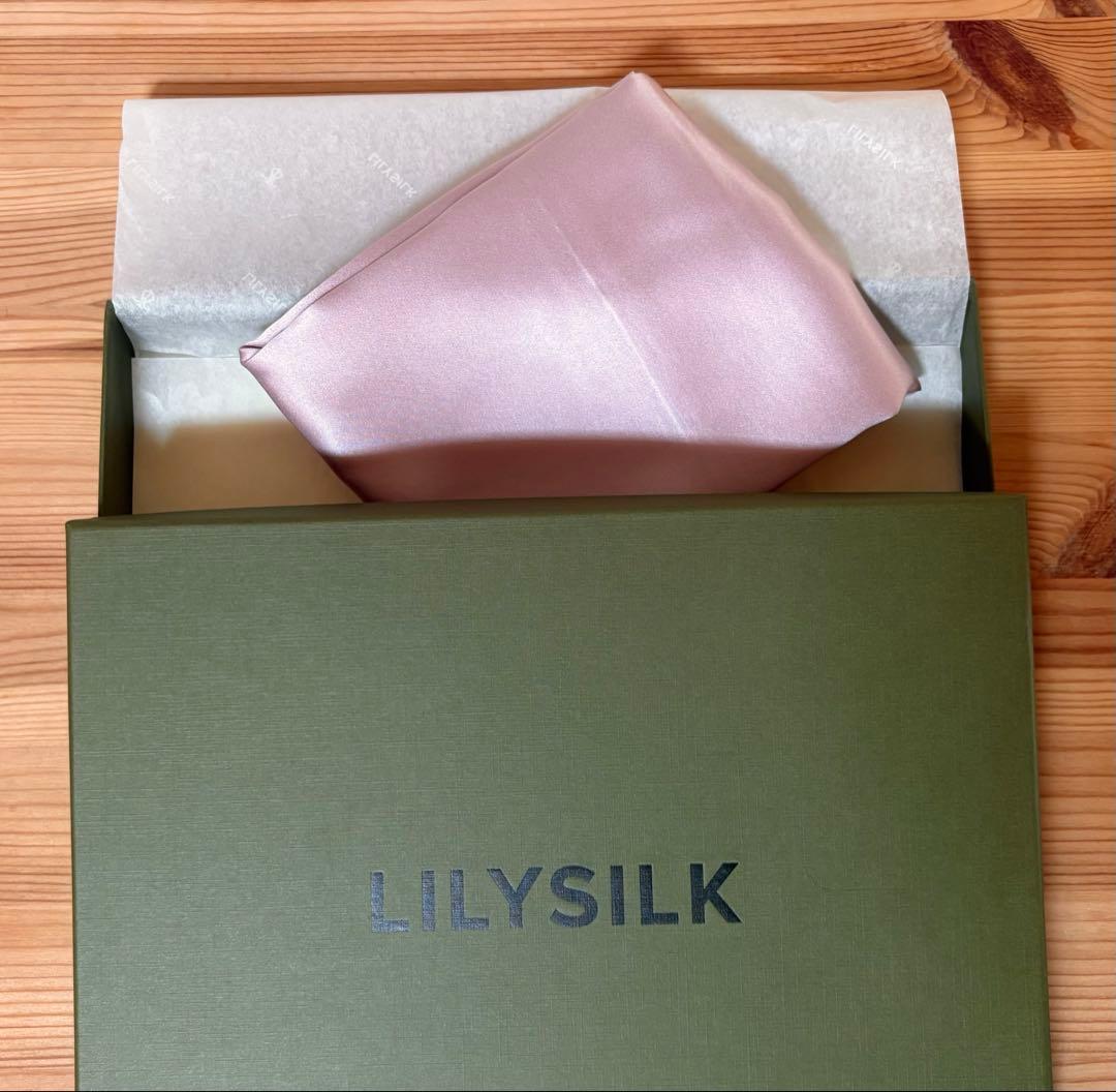 【てつこ】LILYSILK 封筒式枕カバー　43×63cm 2点