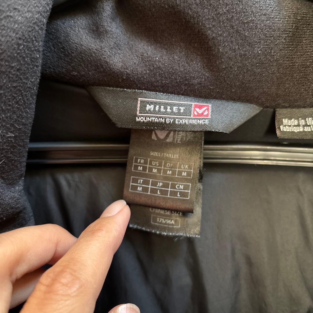 MILLET フード付きスキーウェア Mサイズ ダークブルー