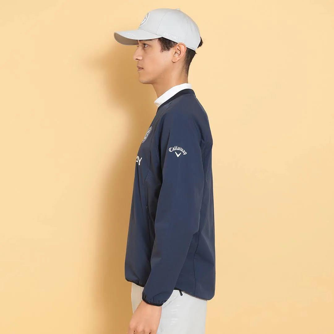 【新品】キャロウェイ／クルーネックブルゾン／ストレッチ／Ｍサイズ