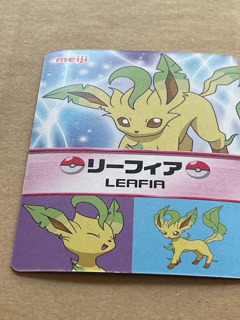 meiji ポケモン　カード　リーフィア＆マッギョ
