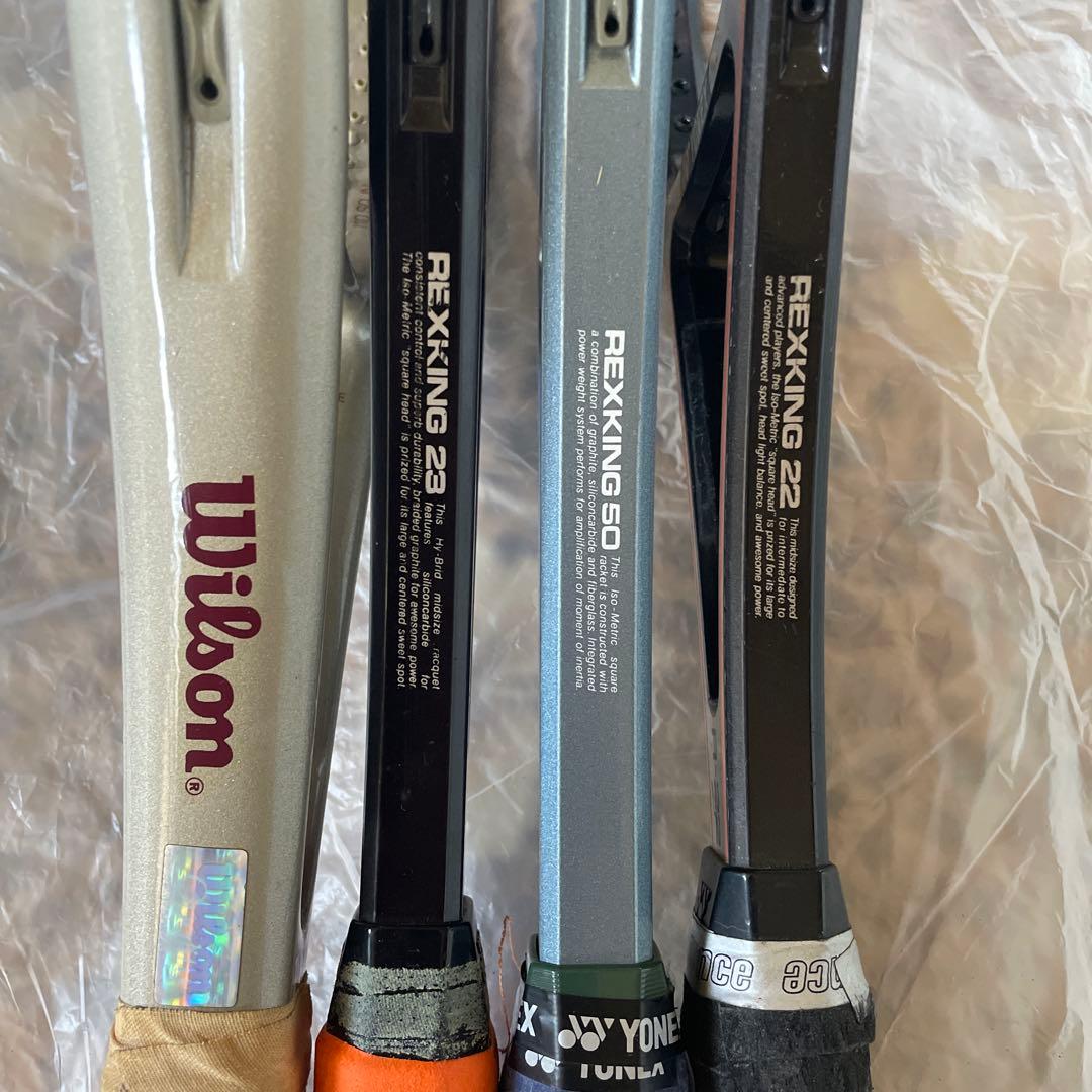 YONEX R50 R22 R23 Wilson 4本セット テニスラケット
