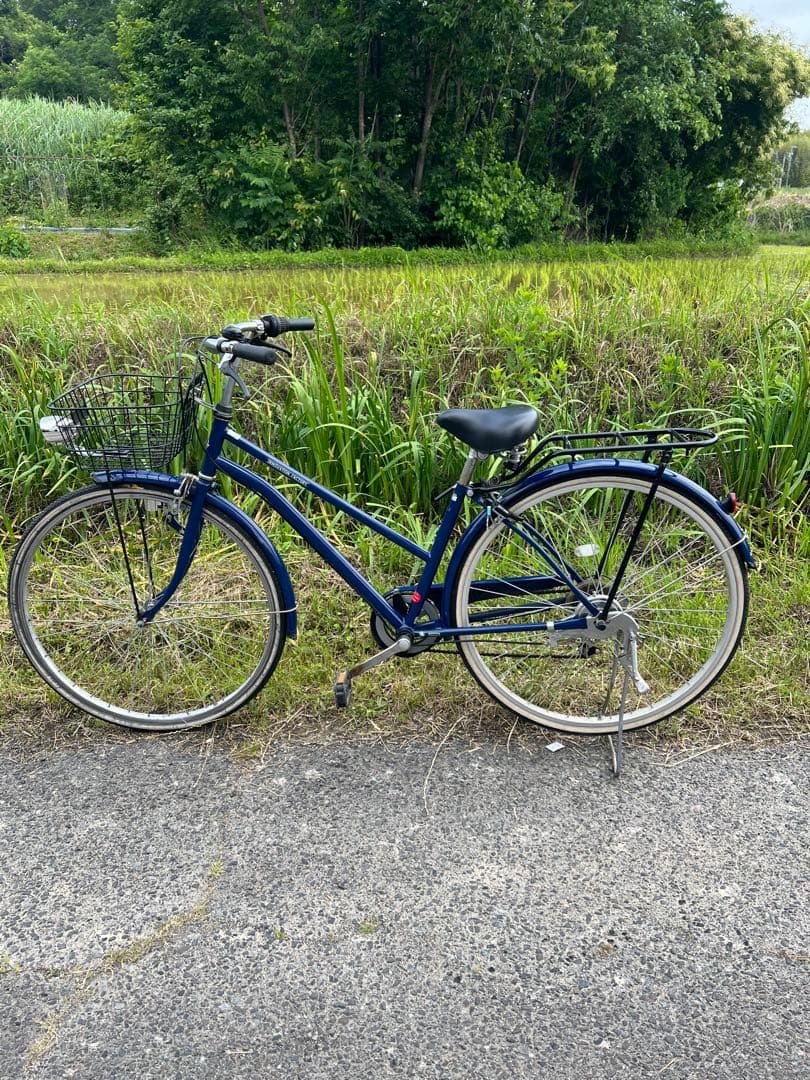 発送不可名古屋市内お届け無料27インチシティサイクル6段変速ママチャリ自転車