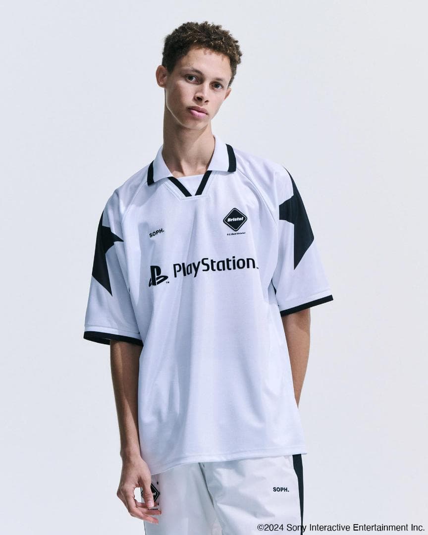 白 S　FCRB STAR S/S GAME SHIRT PlayStation