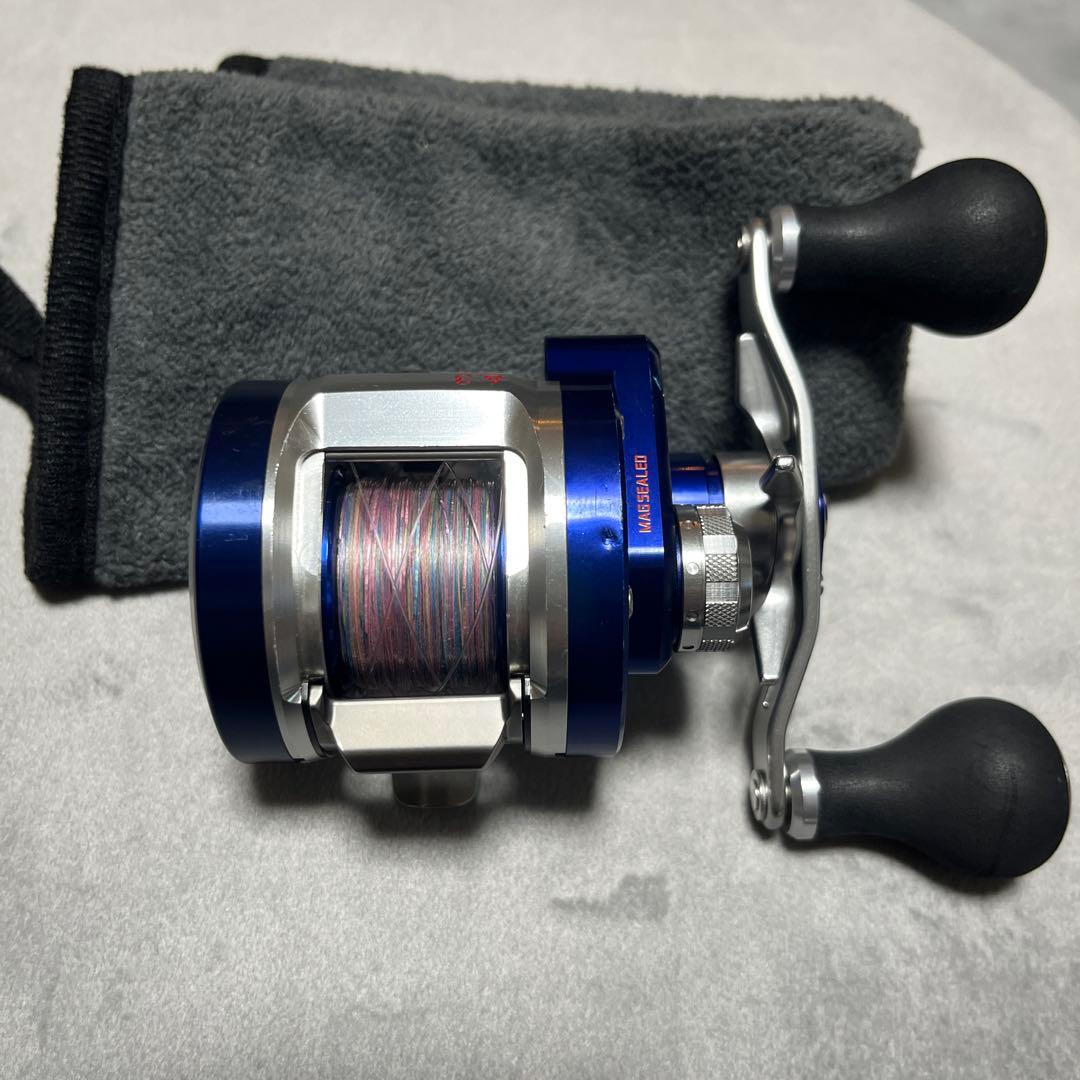 RYUGA BAY JIGGING 両軸リール 青　c１０１２　PE-H