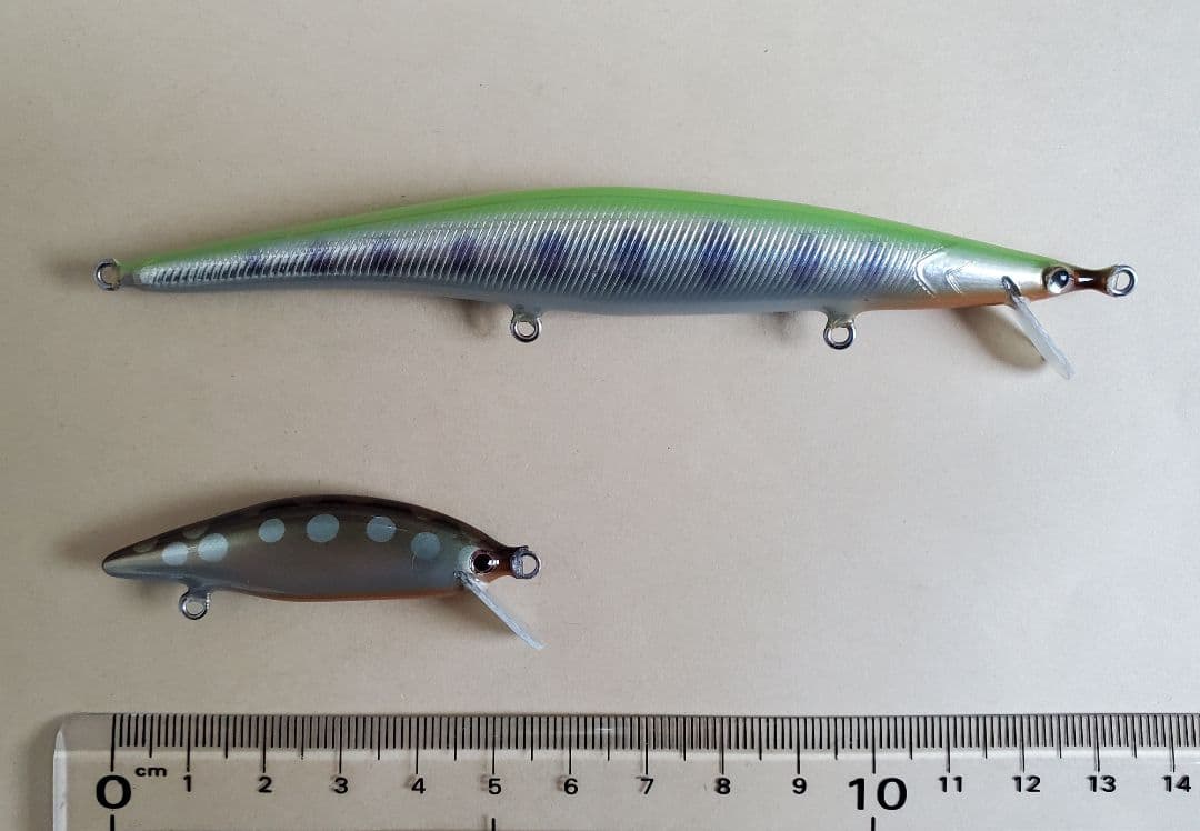 渓流、サクラマスミノー　ハンドメイド