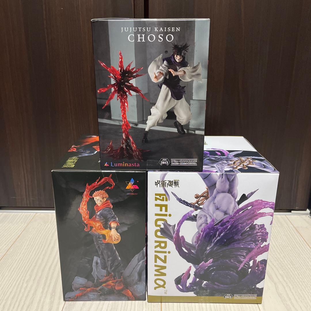 呪術廻戦 フィギュアセット SEGA 宿儺 脹相 八握剣異戒神将魔虚羅 マコラ