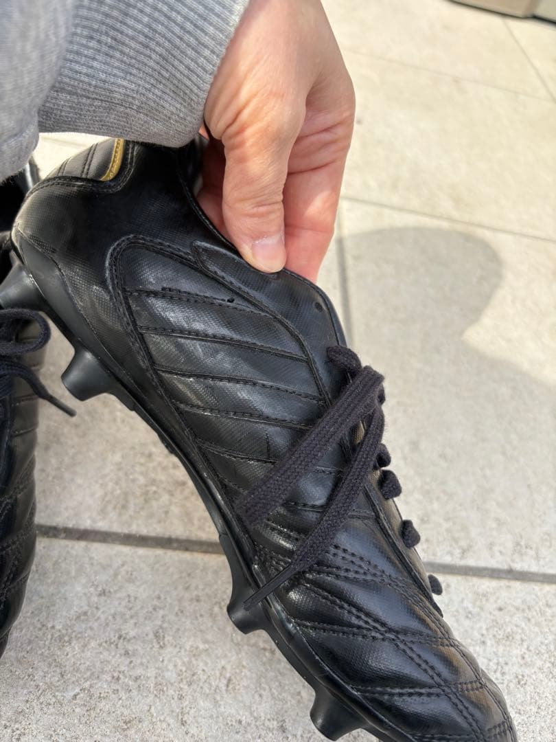 adidas パティークX サッカースパイク 26.0cm ブラック 日本製