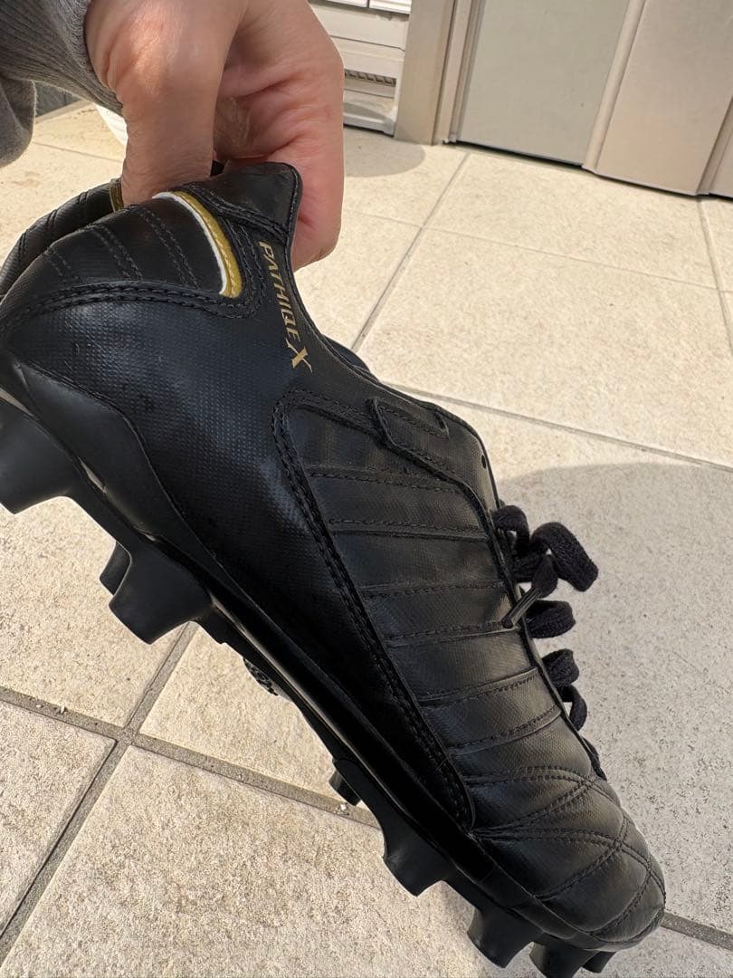adidas パティークX サッカースパイク 26.0cm ブラック 日本製