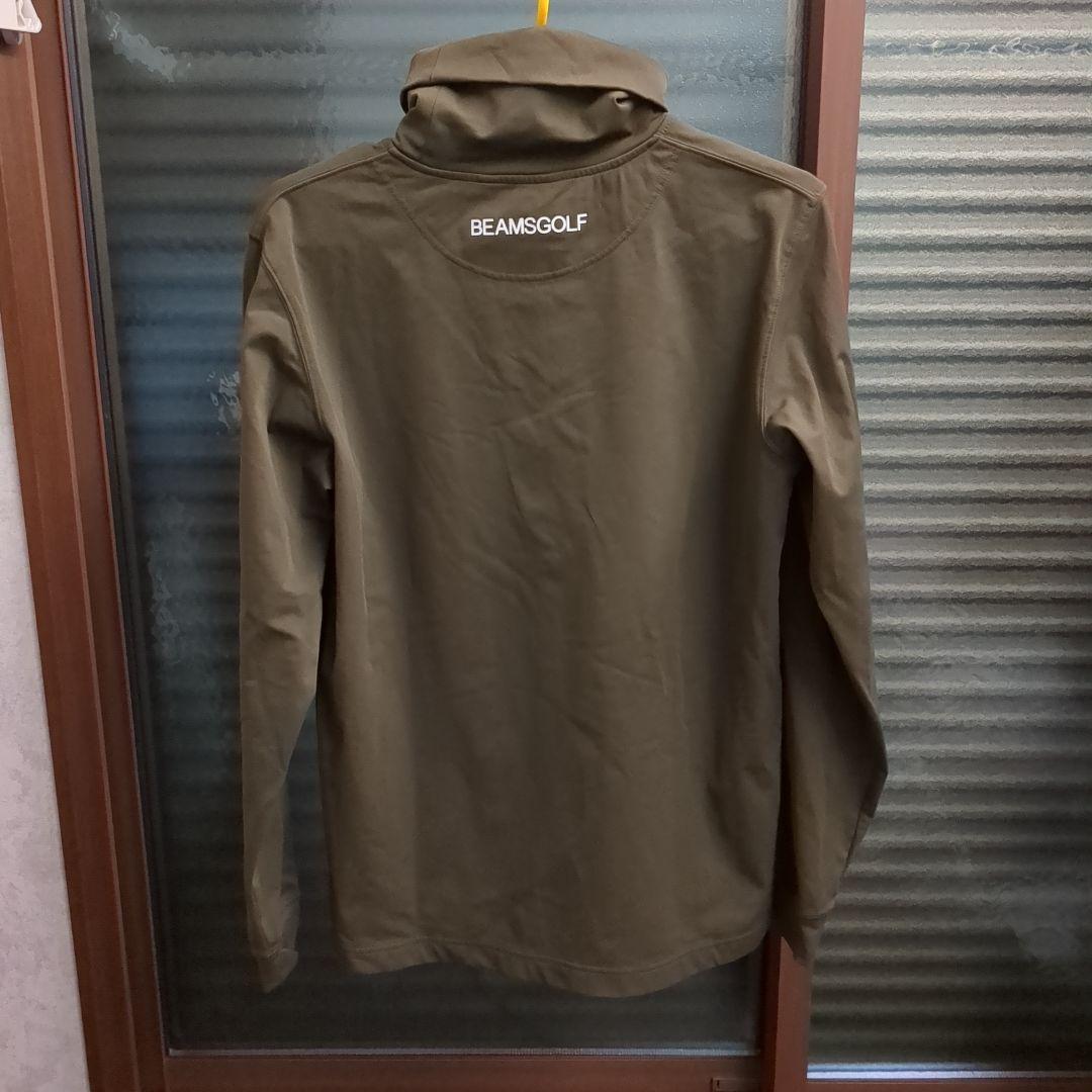 ビームスゴルフ タートルネック 長袖Tシャツ 裏微起毛 Lサイズ 中古