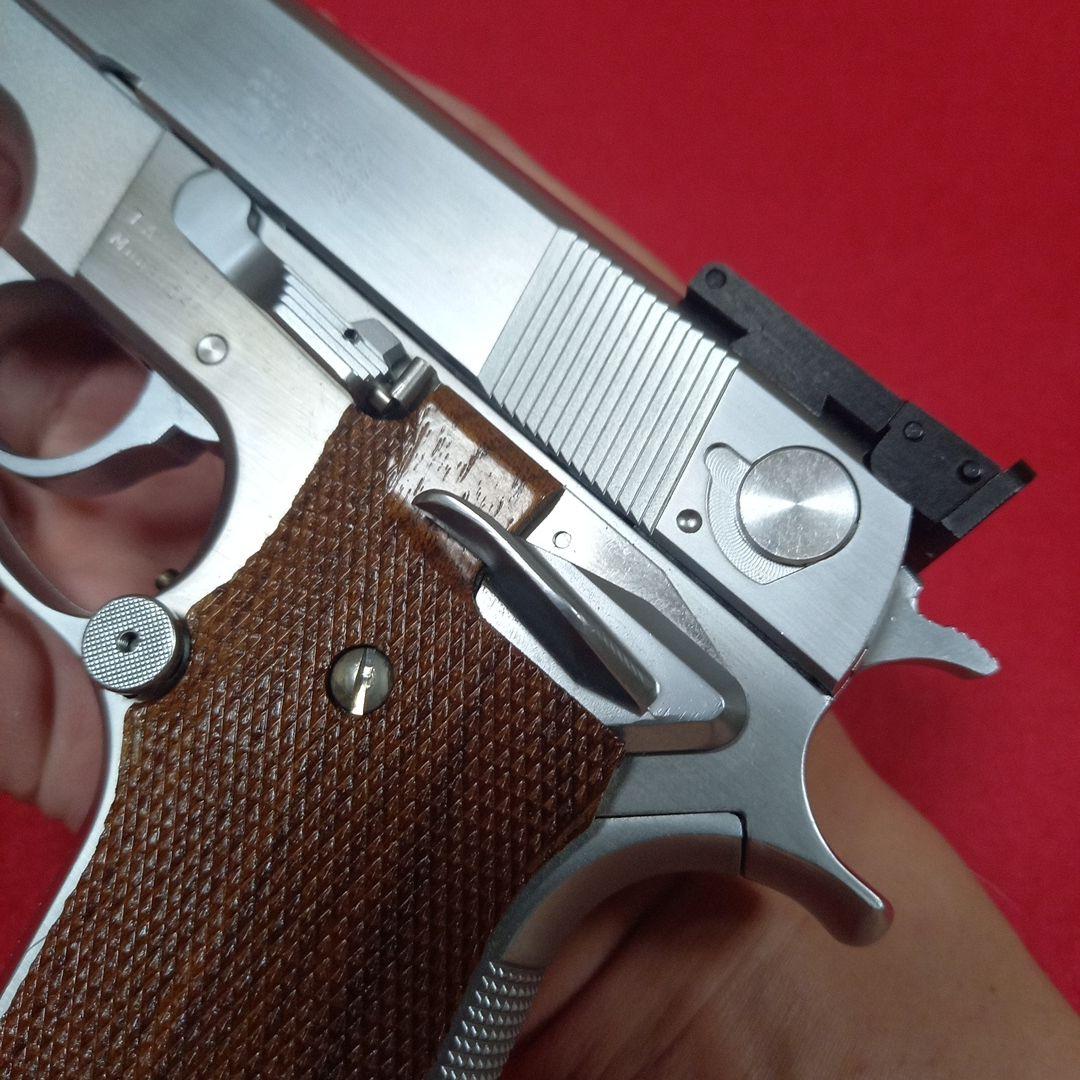 美品　MGC S&W M645 ピンポインター　木製グリップ