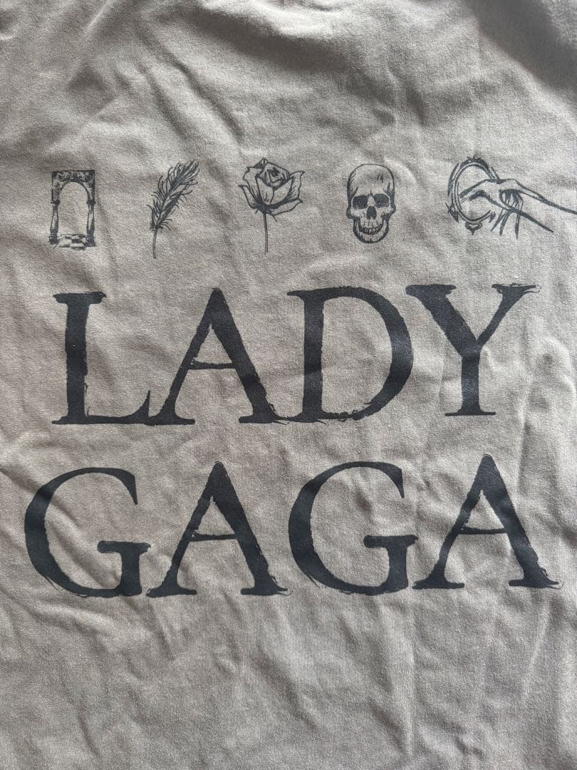 Lady Gaga MYAHEM BALL Tシャツ size L オマケ付