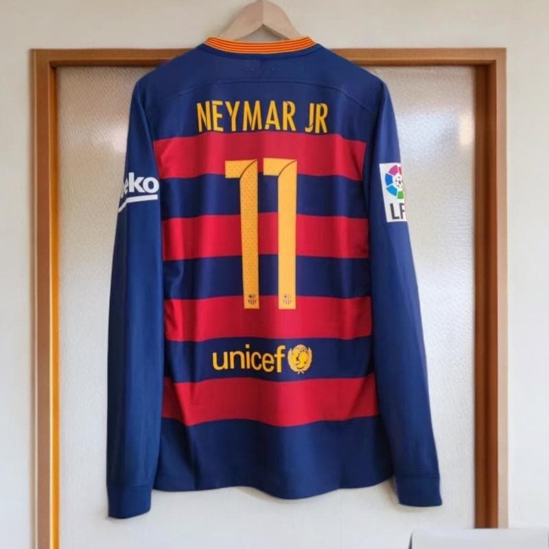 バルセロナ 2015-16 シーズン 長袖 ネイマール 11番 ユニフォーム
