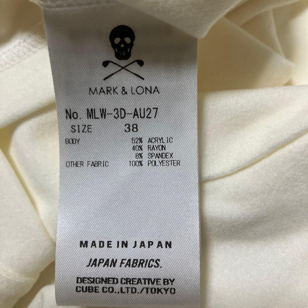 MARK&LONAホワイト タートルネック レディースウェア