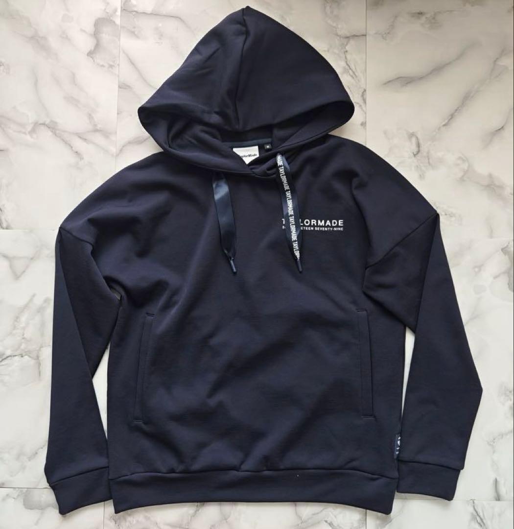【美品】TaylorMade テーラーメイド パーカー ネイビー M ゴルフ