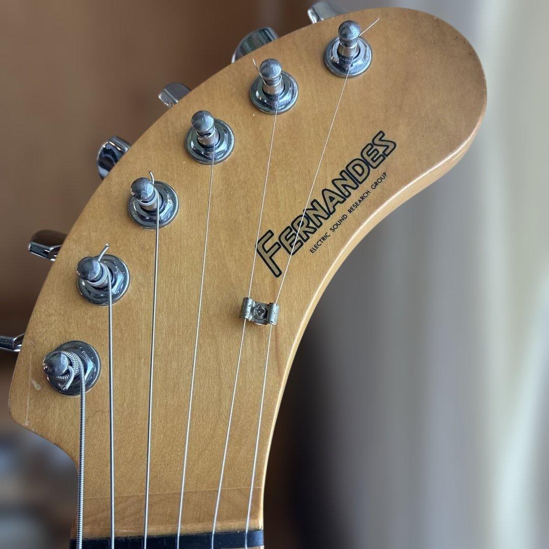 Fernandes zo-3GF ブルー　メイプルネック
