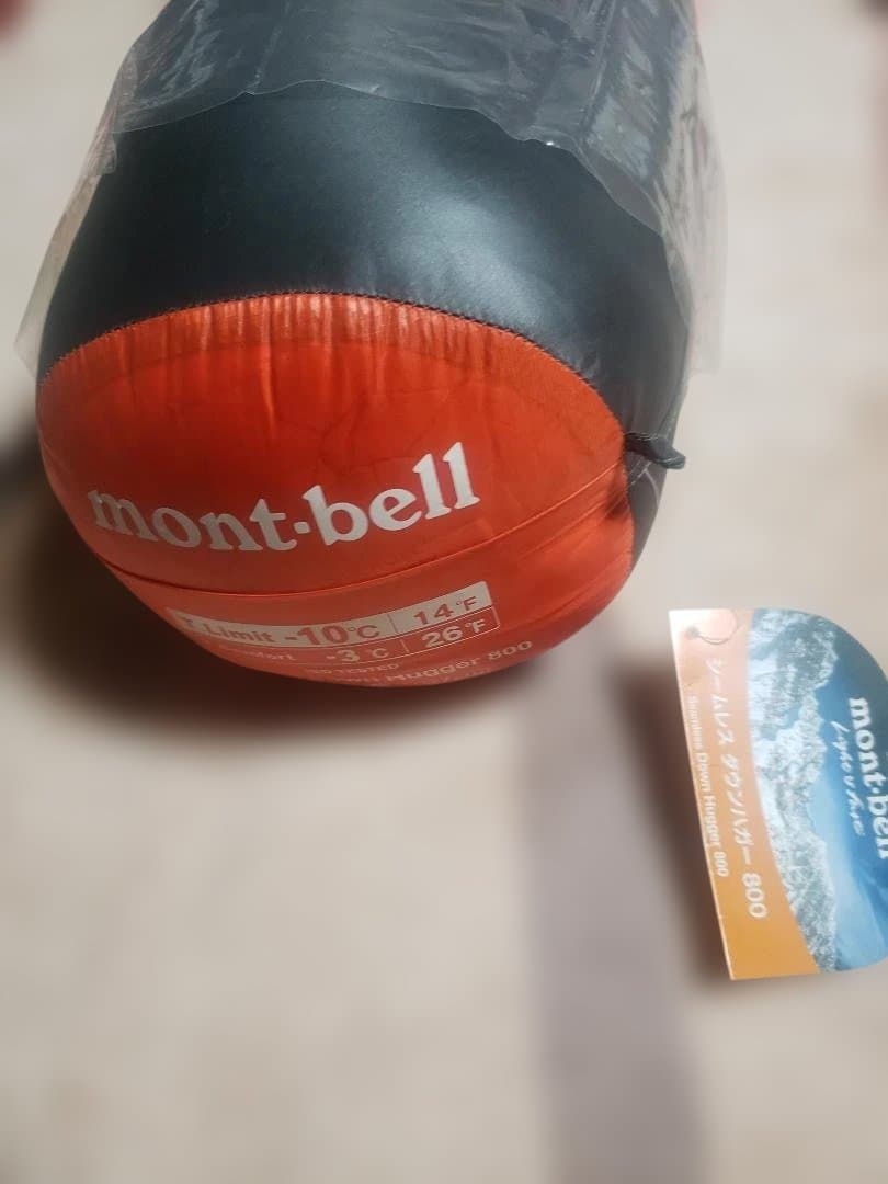 【新品未使用】 mont-bell モンベル シームレス ダウンハガー800