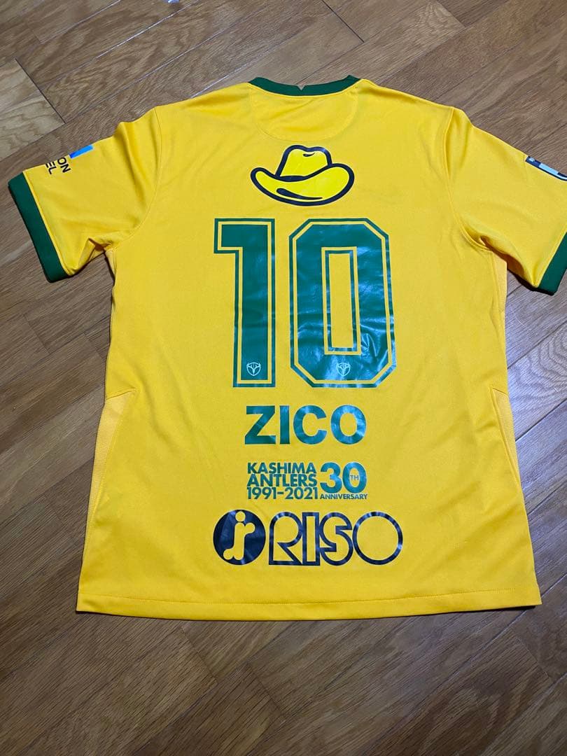鹿島アントラーズ 3rdユニ 10 ZICO XLサイズ