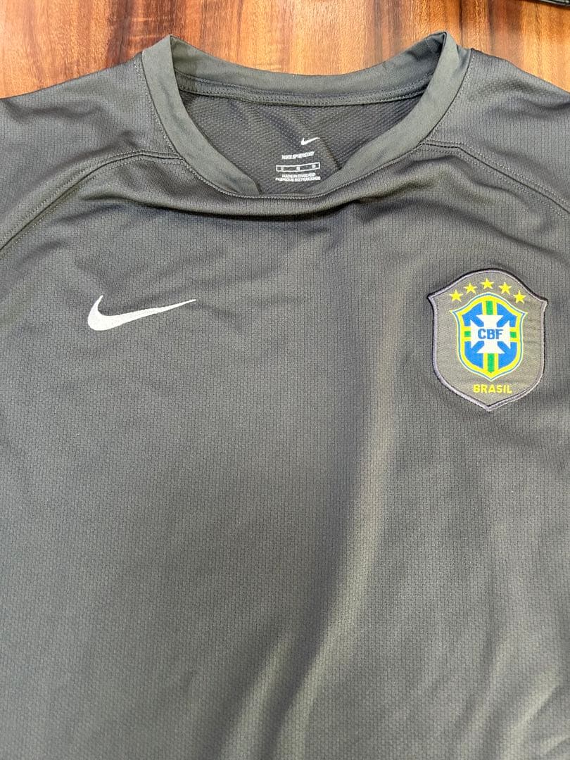 ブラジル代表ノースリーブ練習着 ダークグレー US・Lサイズ