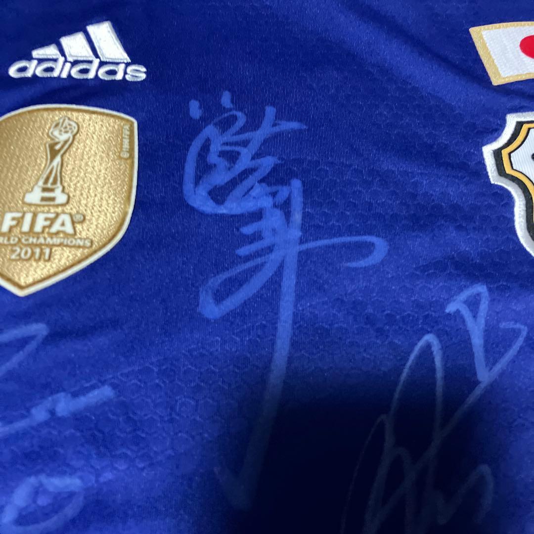 美品　adidas なでしこJAPAN 日本代表 サイン入　ユニフォーム